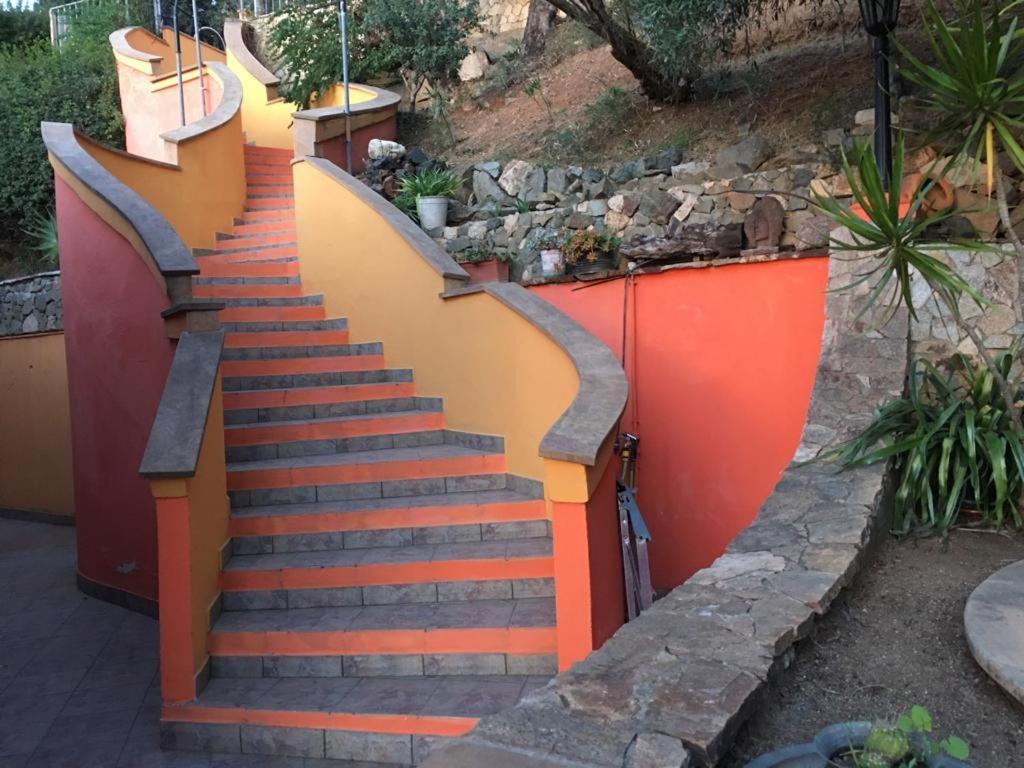 Villa Con Giardino Vista Mare Capitana Exterior photo