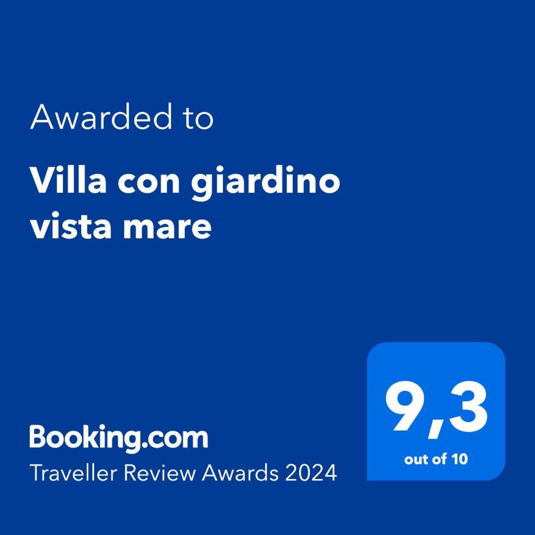 Villa Con Giardino Vista Mare Capitana Exterior photo